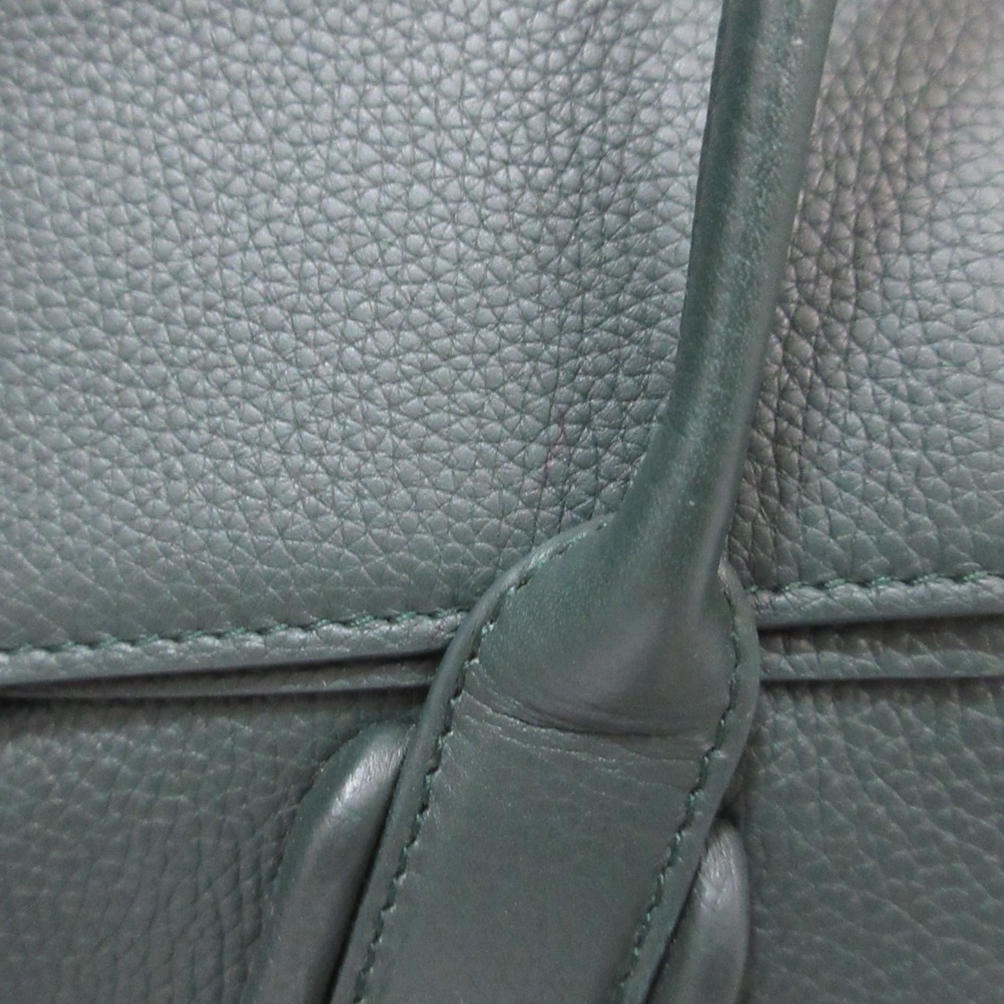 Bottega Veneta Green Leather Handbag Shoulder Bag