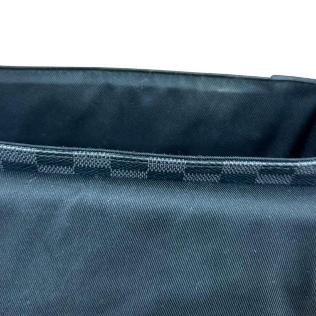 Louis Vuitton Black Gray Or Damier Graphite Shoulder Bag