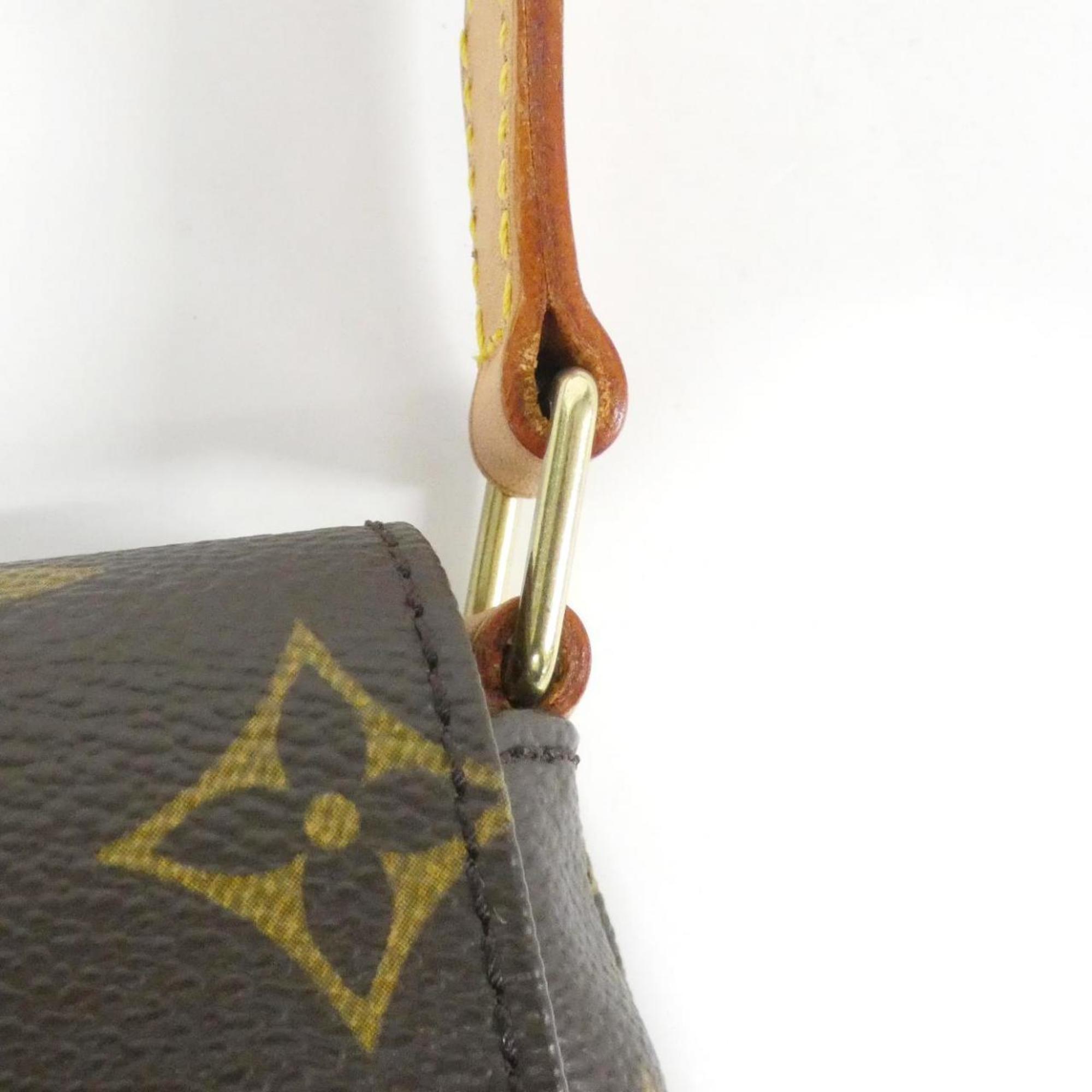 Louis Vuitton Marron Coated Canvas Shoulder Bag