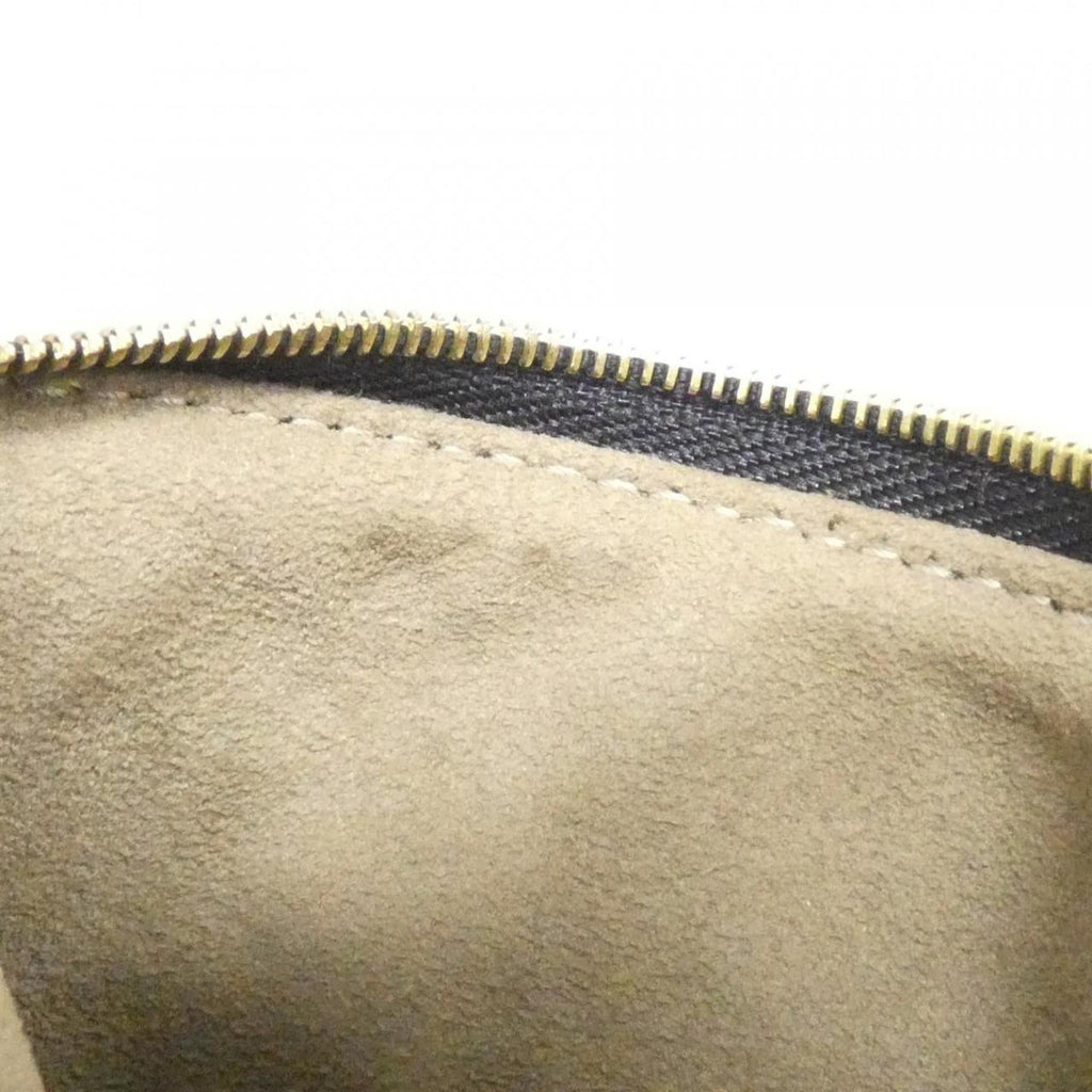 Louis Vuitton Black Coated Canvas Pochette Pouch