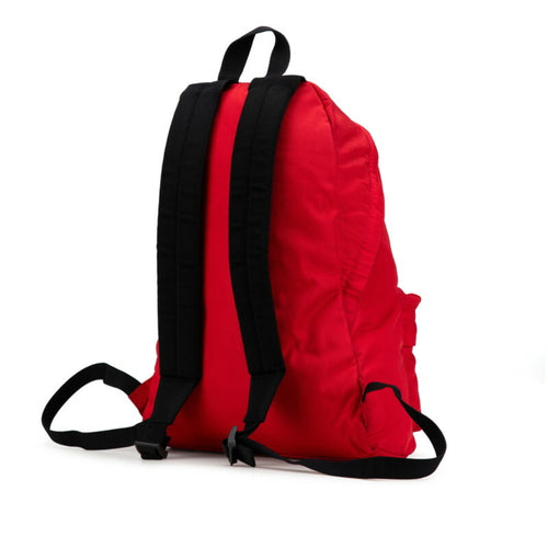 Balenciaga Red Color Nylon Canvas Backpack