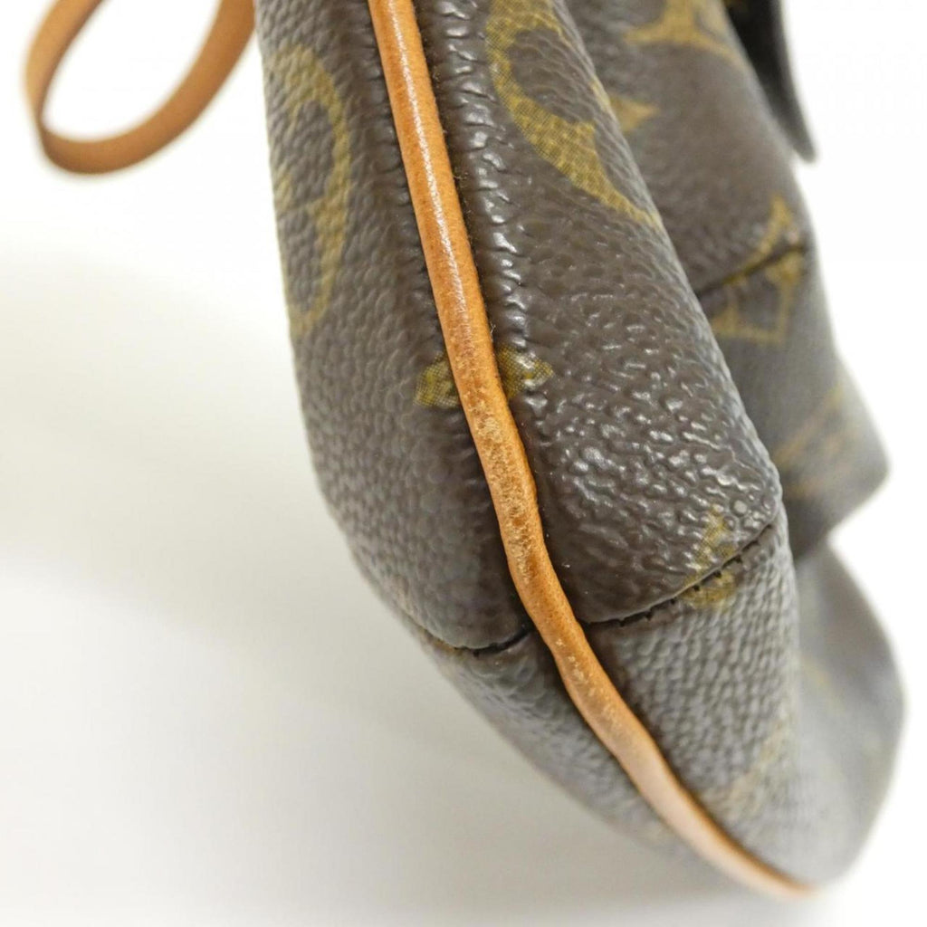 Louis Vuitton Marron Coated Canvas Handbag