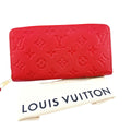 Louis Vuitton Red Color Monogram Empreinte Long Wallet