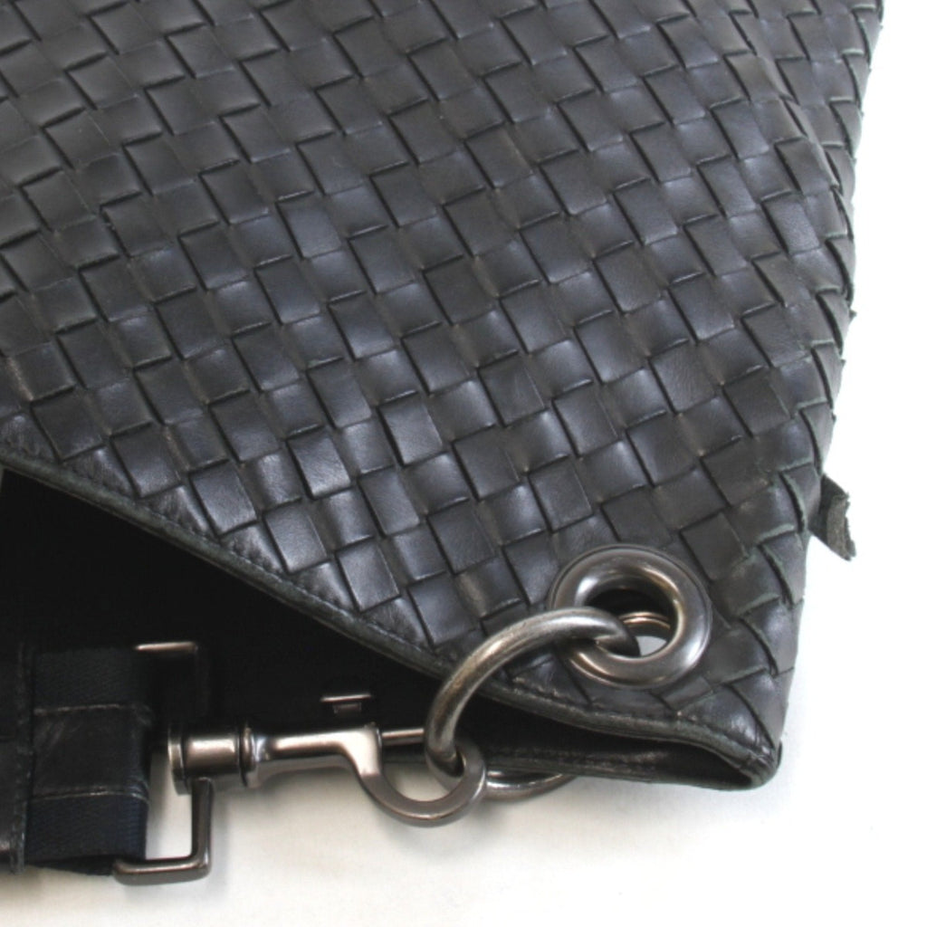 Bottega Veneta Black Leather Shoulder Bag