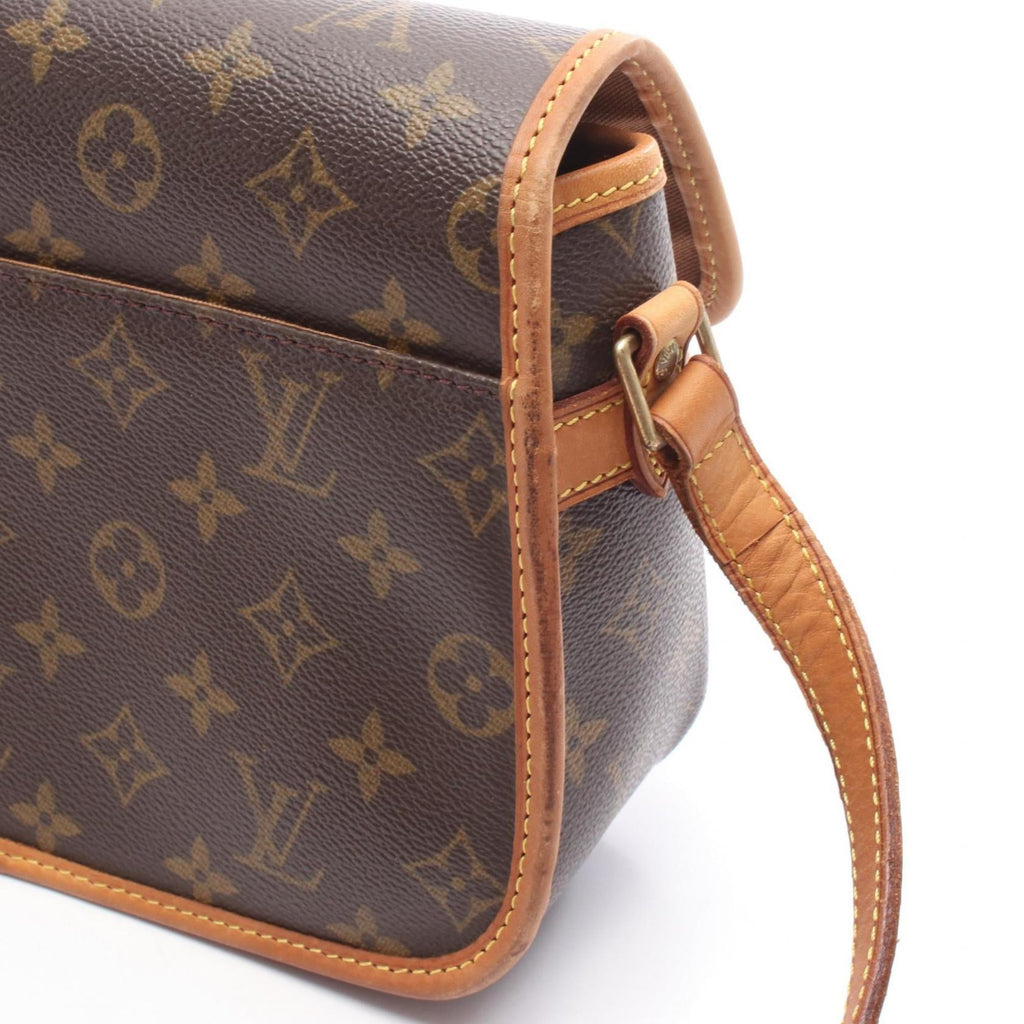Louis Vuitton Brown Coated Canvas Pvc Leather Monogram Shoulder Bag