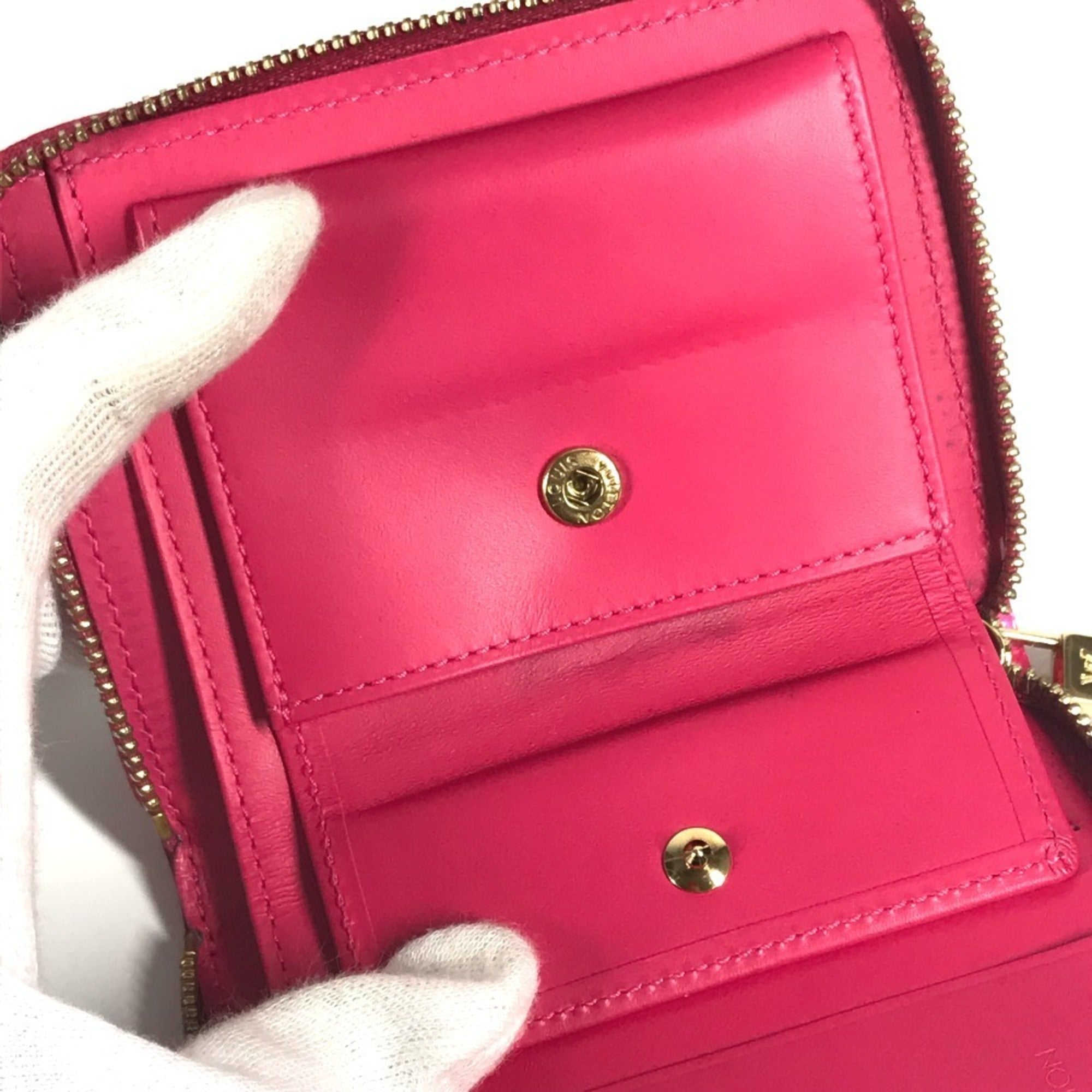 Louis Vuitton Monogram Vernis Fuchsia Pink Pink Monogram Vernis Wallet