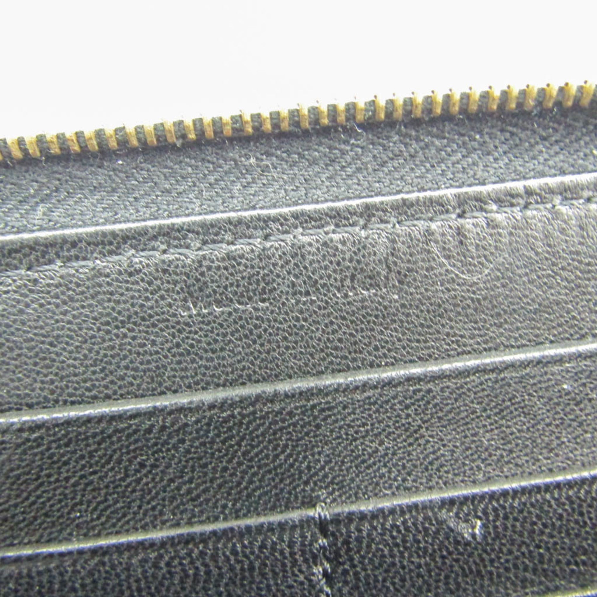 Celine Navy Leather Long Wallet (Bi-Fold)