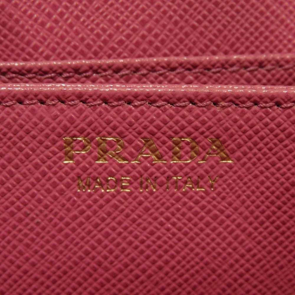 Prada Saffiano Pink Leather Coin Purse/Coin Case