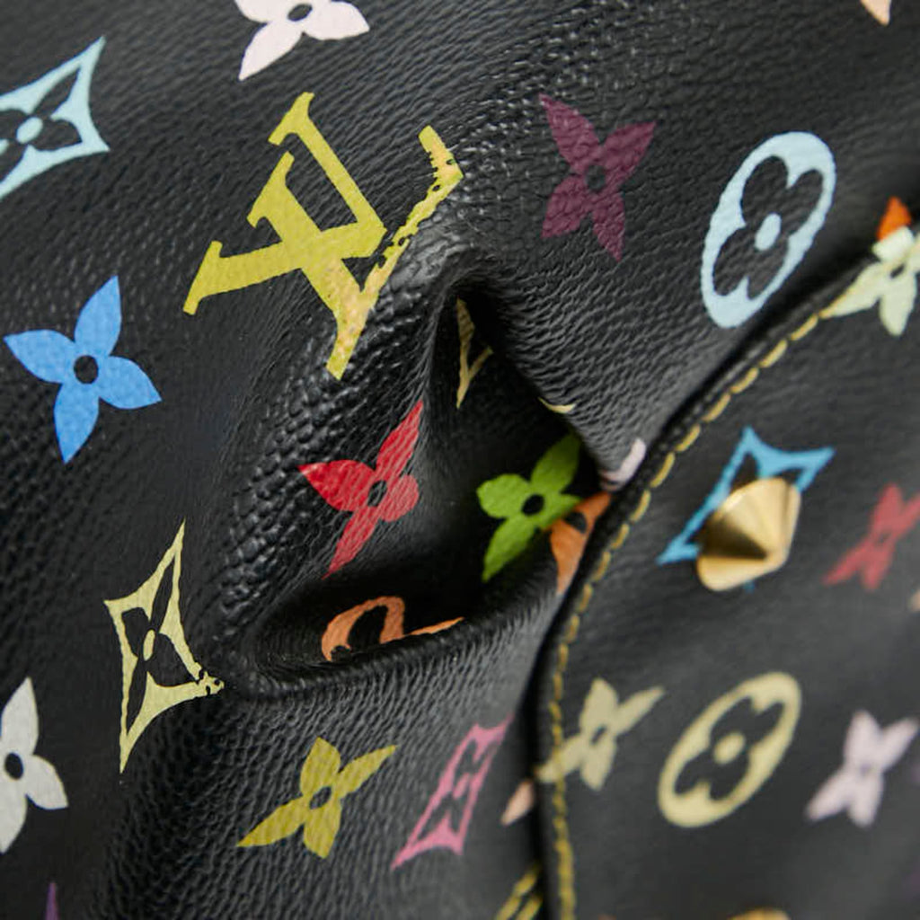 Louis Vuitton Black Multi-Color Noir Pvc Leather Shoulder Bag Tote Bag