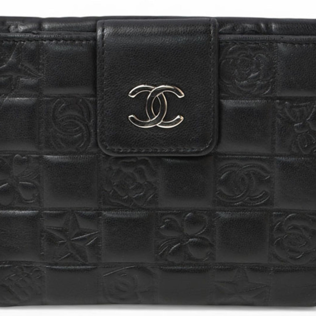 Chanel Black Leather Wallet (Bi-Fold)