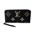 Louis Vuitton Black Leather Long Wallet