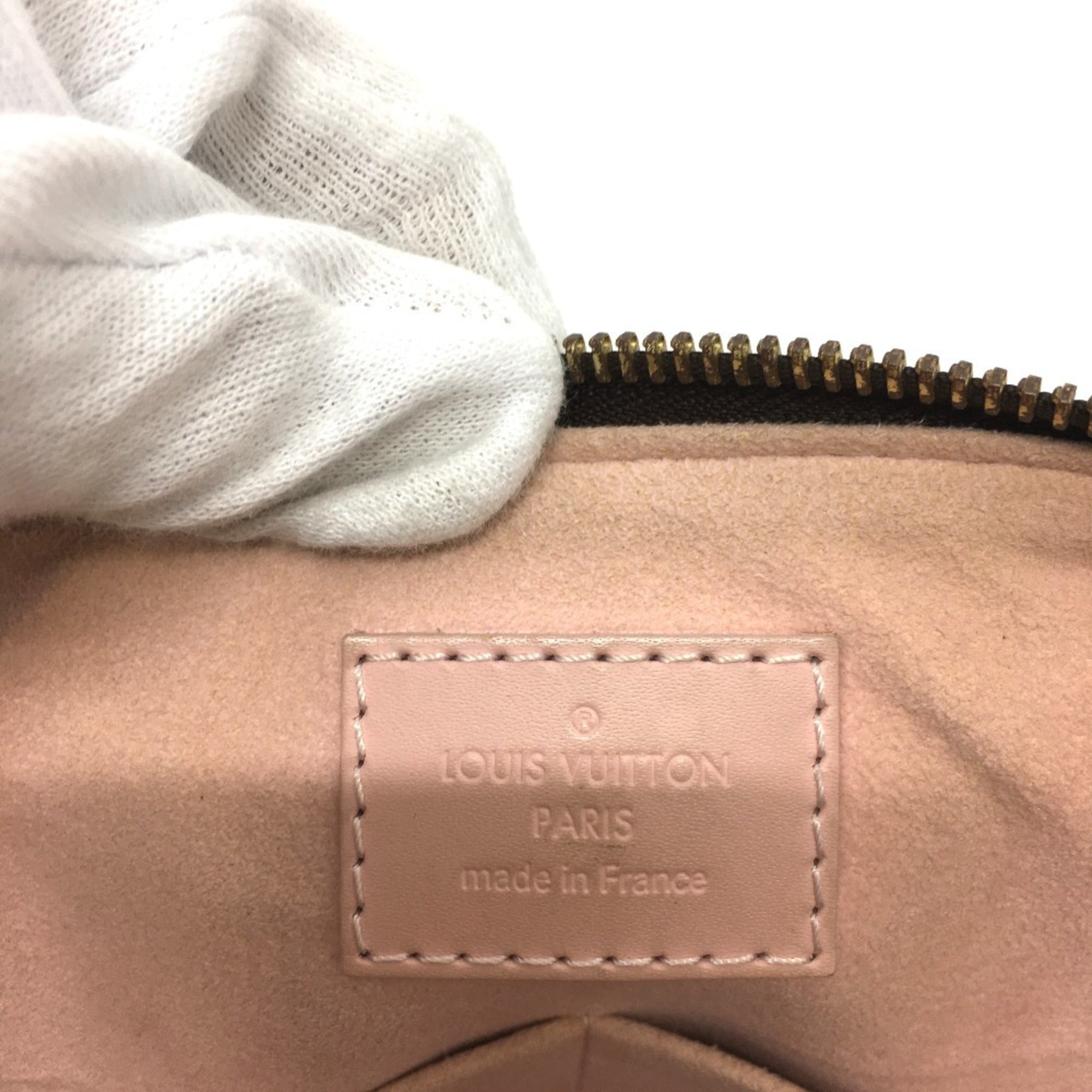Louis Vuitton Damier Brown Rose Ballerine Damier Canvas Tote Bag