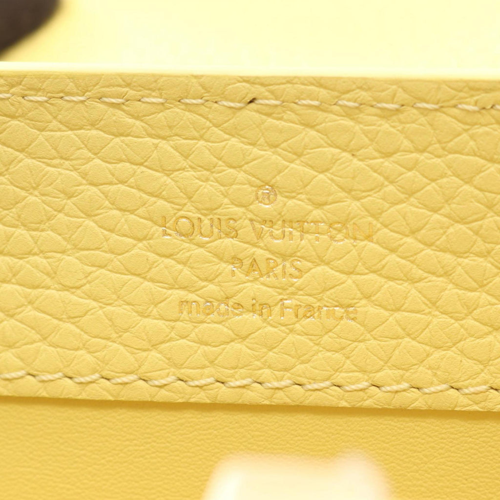Louis Vuitton Yellow Leather Handbag