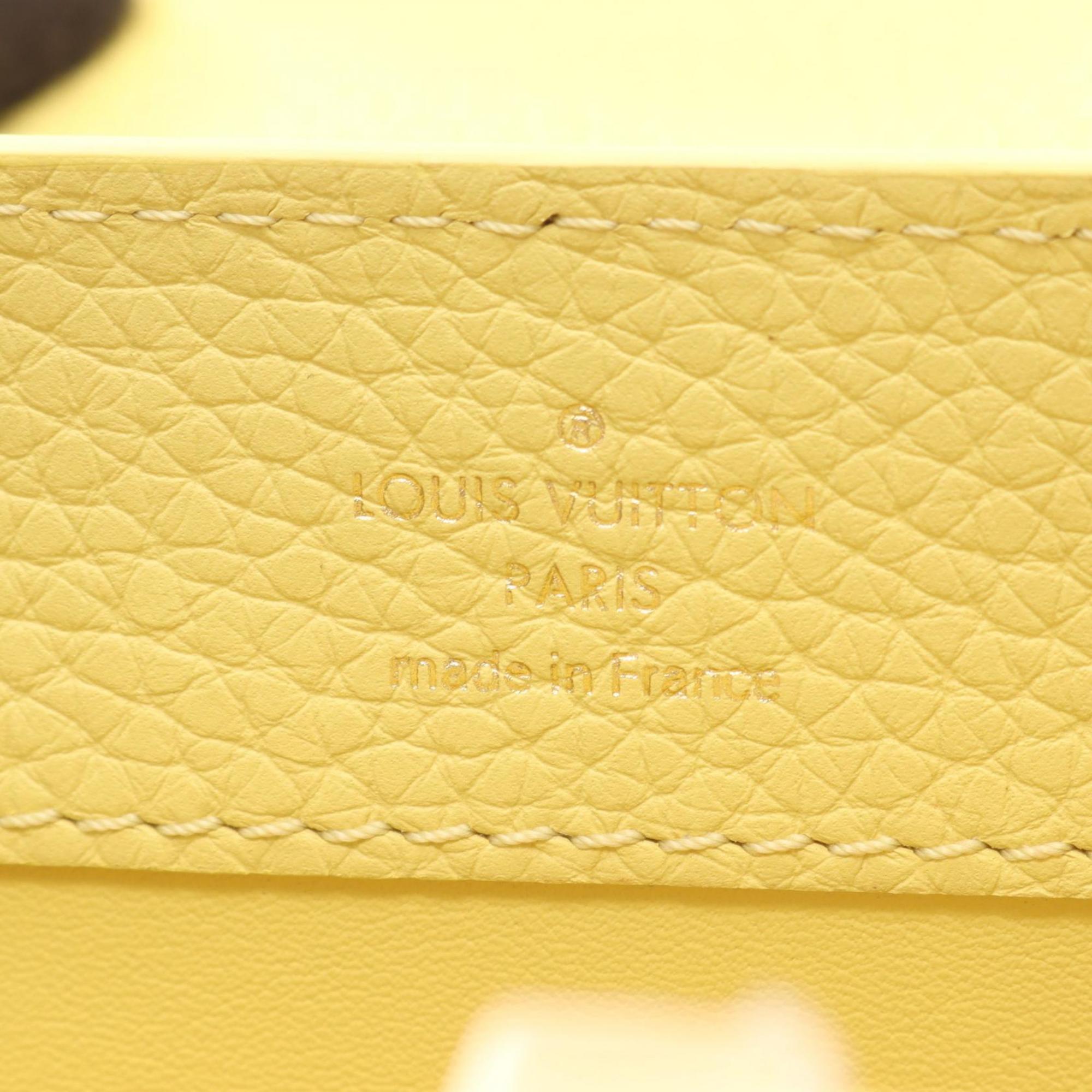 Louis Vuitton Yellow Leather Handbag