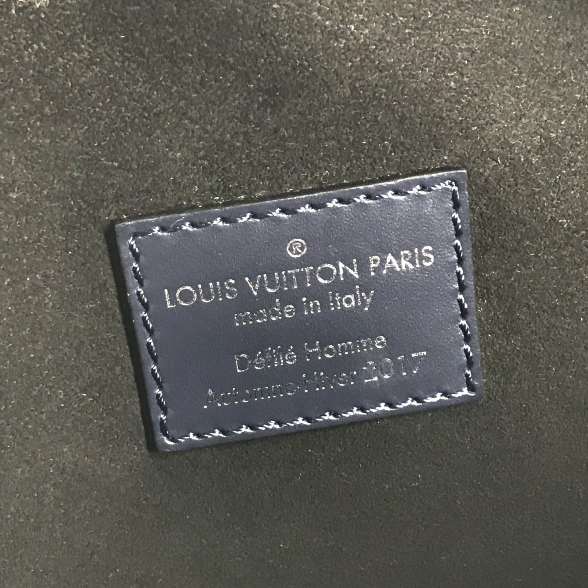 Louis Vuitton Blue Monogram Eclipse Navy Monogram Eclipse Epi Leather Fanny Pack Shoulder Bag