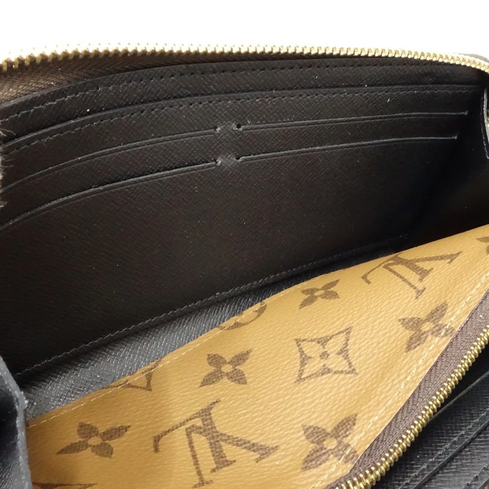 Louis Vuitton Monogram Reverse Brown Canvas Long Wallet