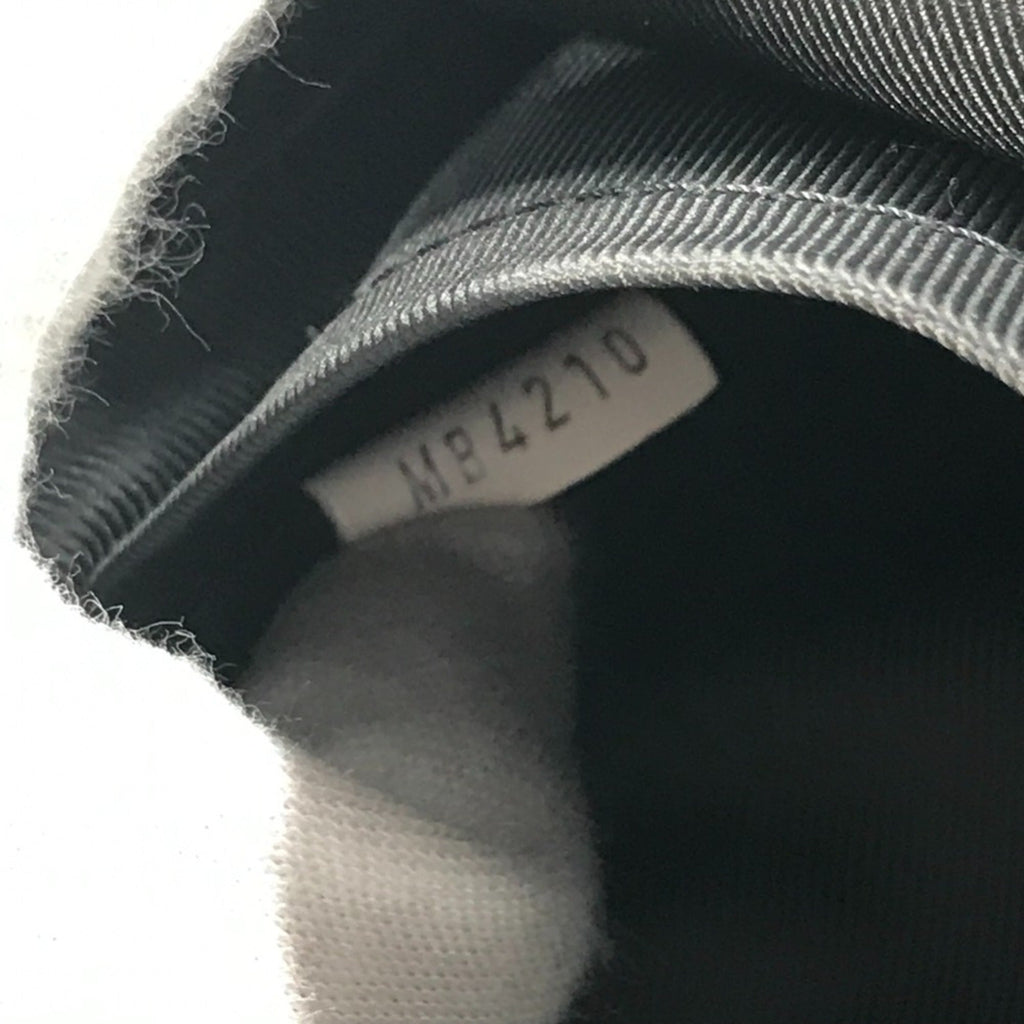 Louis Vuitton Black Galle Gray Canvas Shoulder Bag Sling Bag