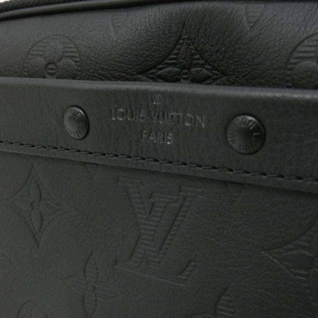 Louis Vuitton Black Leather Shoulder Bag