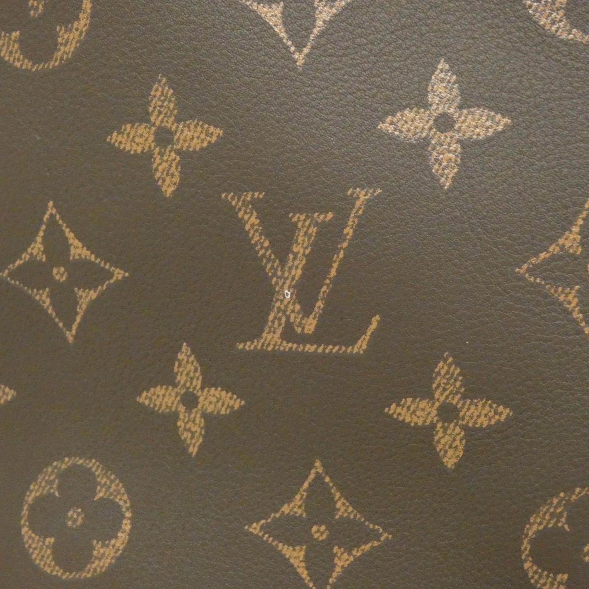 Louis Vuitton Monogram Marron Leather Handbag