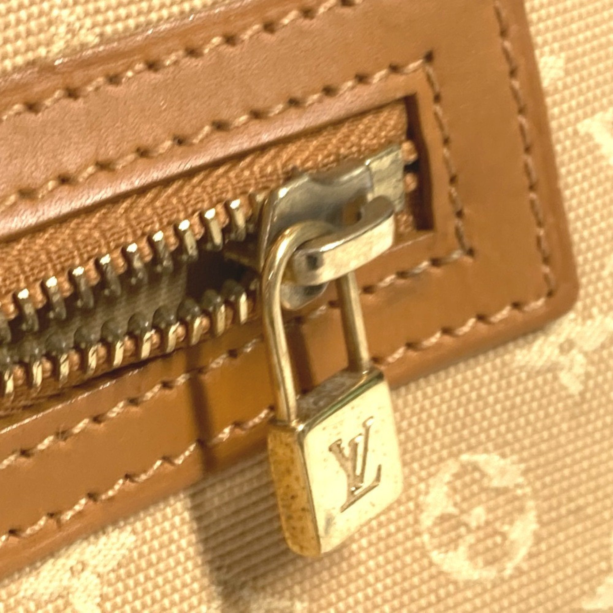Louis Vuitton Beige Monogram Mini Handbag Shoulder Bag