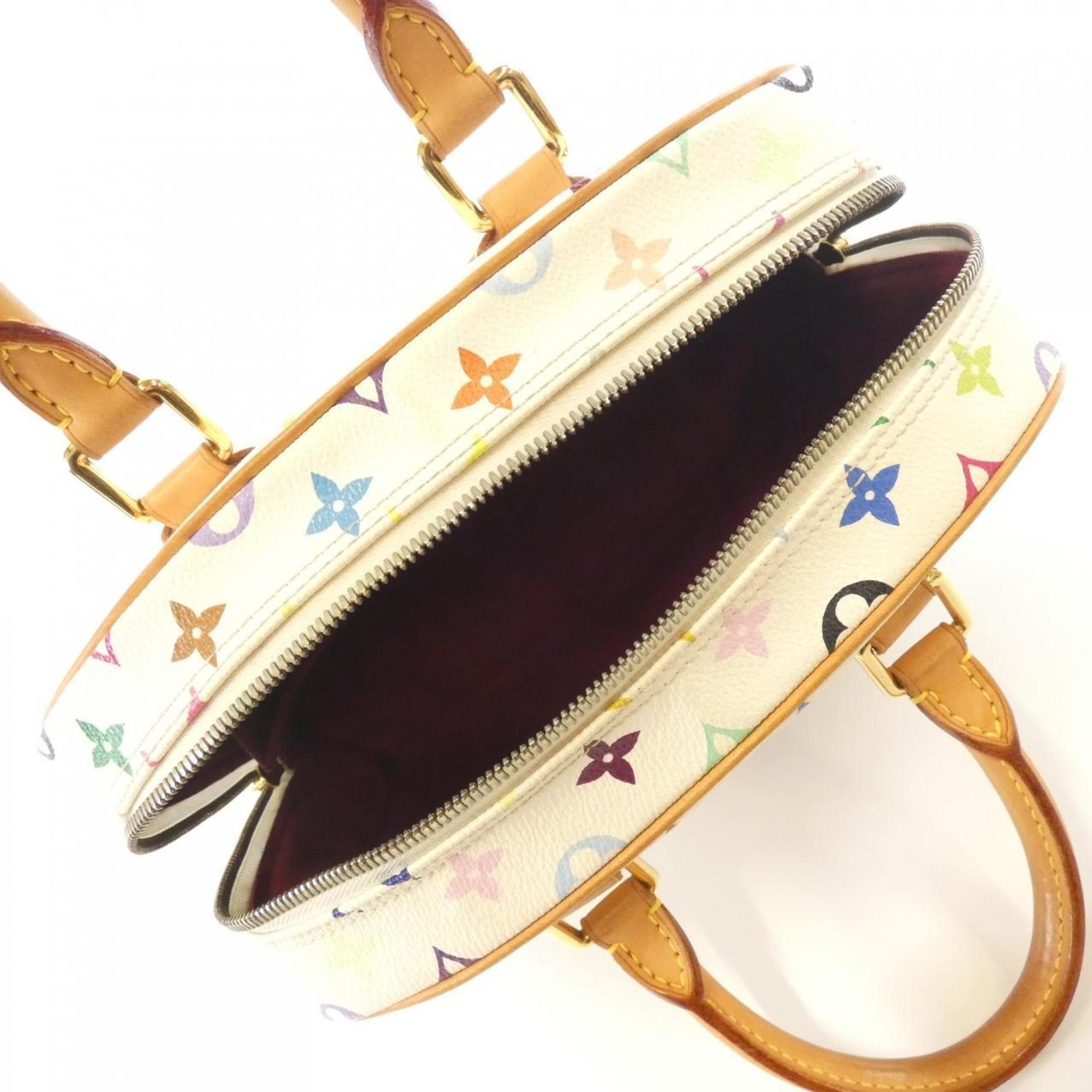 Louis Vuitton White Coated Canvas Handbag