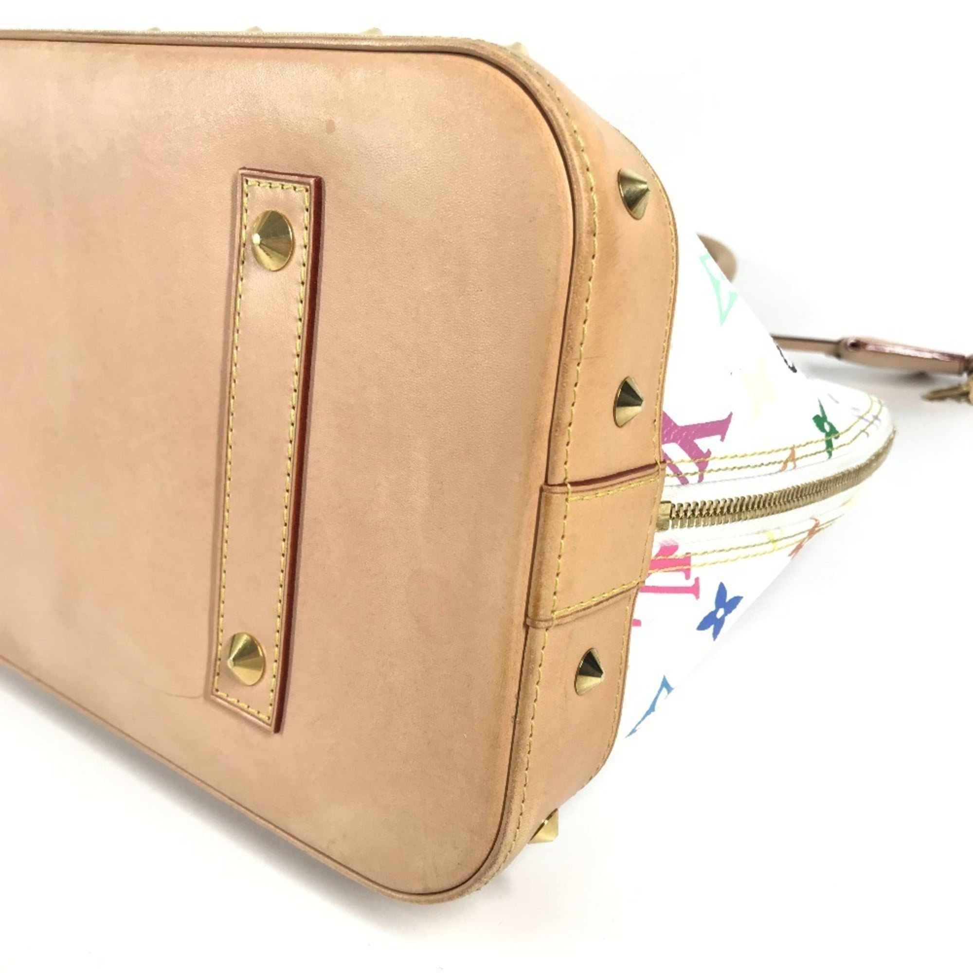 Louis Vuitton Blanc Monogram Multicolore Handbag Tote Bag