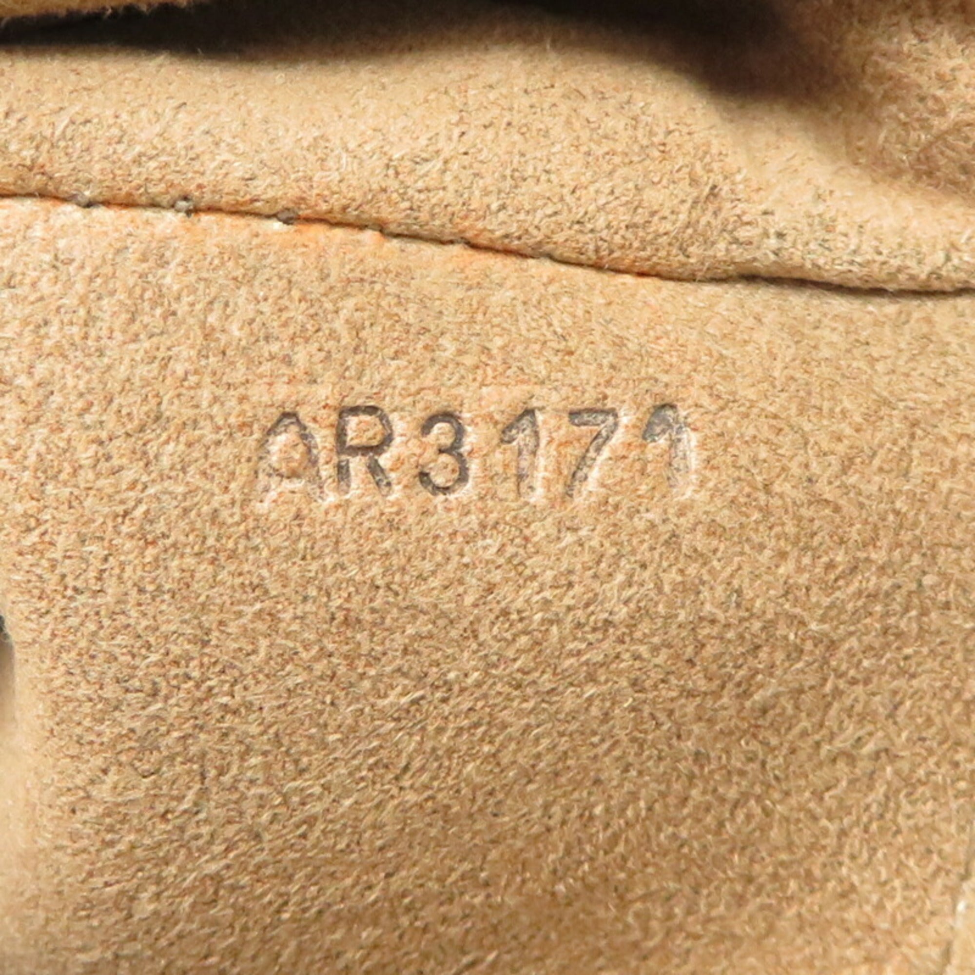 Louis Vuitton Beige Monogram Leather Handbag