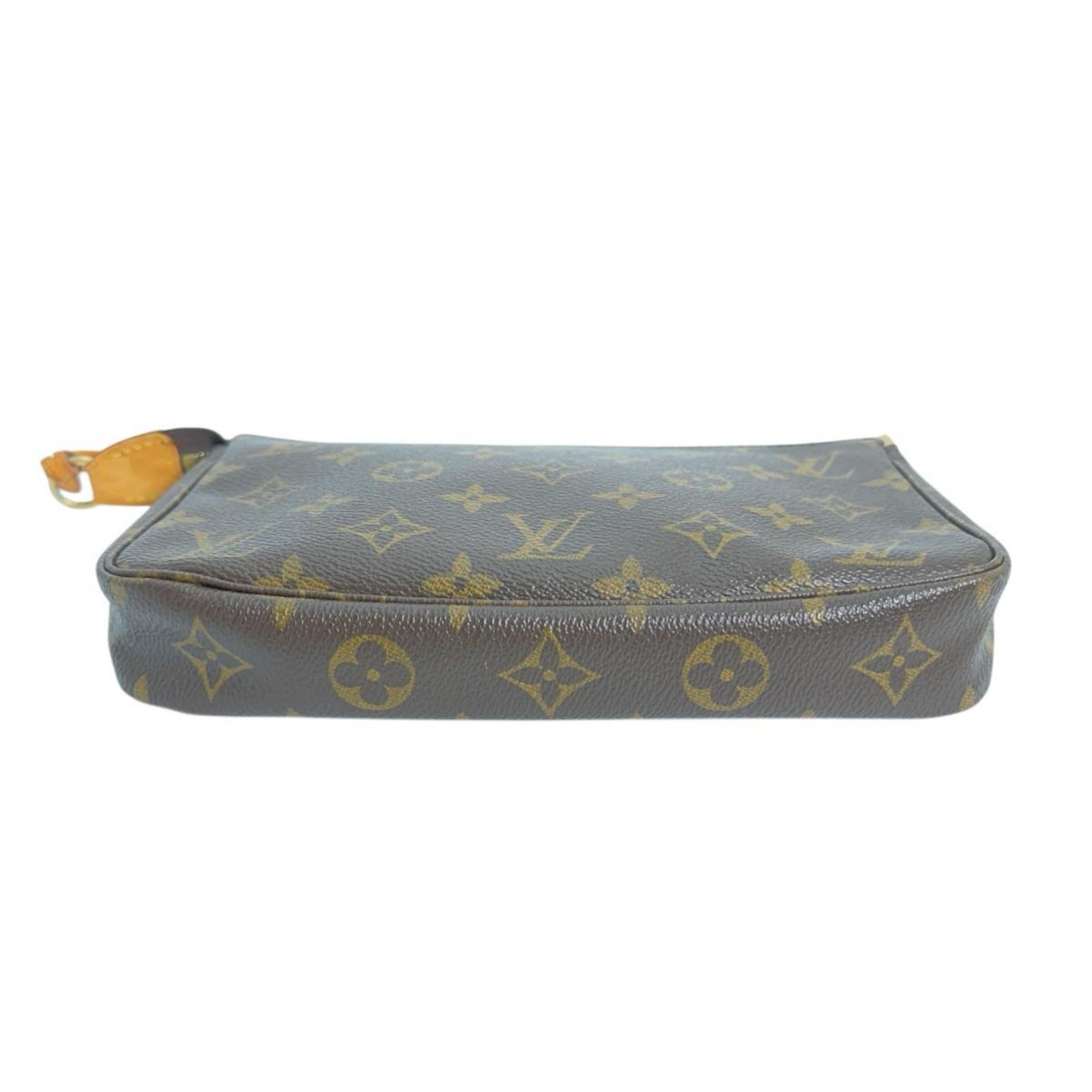 Louis Vuitton Brown Monogram Canvas Pochette Pouch