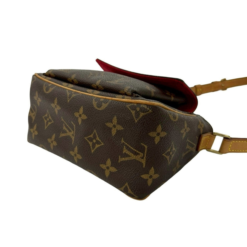 Louis Vuitton Brown Leather Pvc Pochette Shoulder Bag