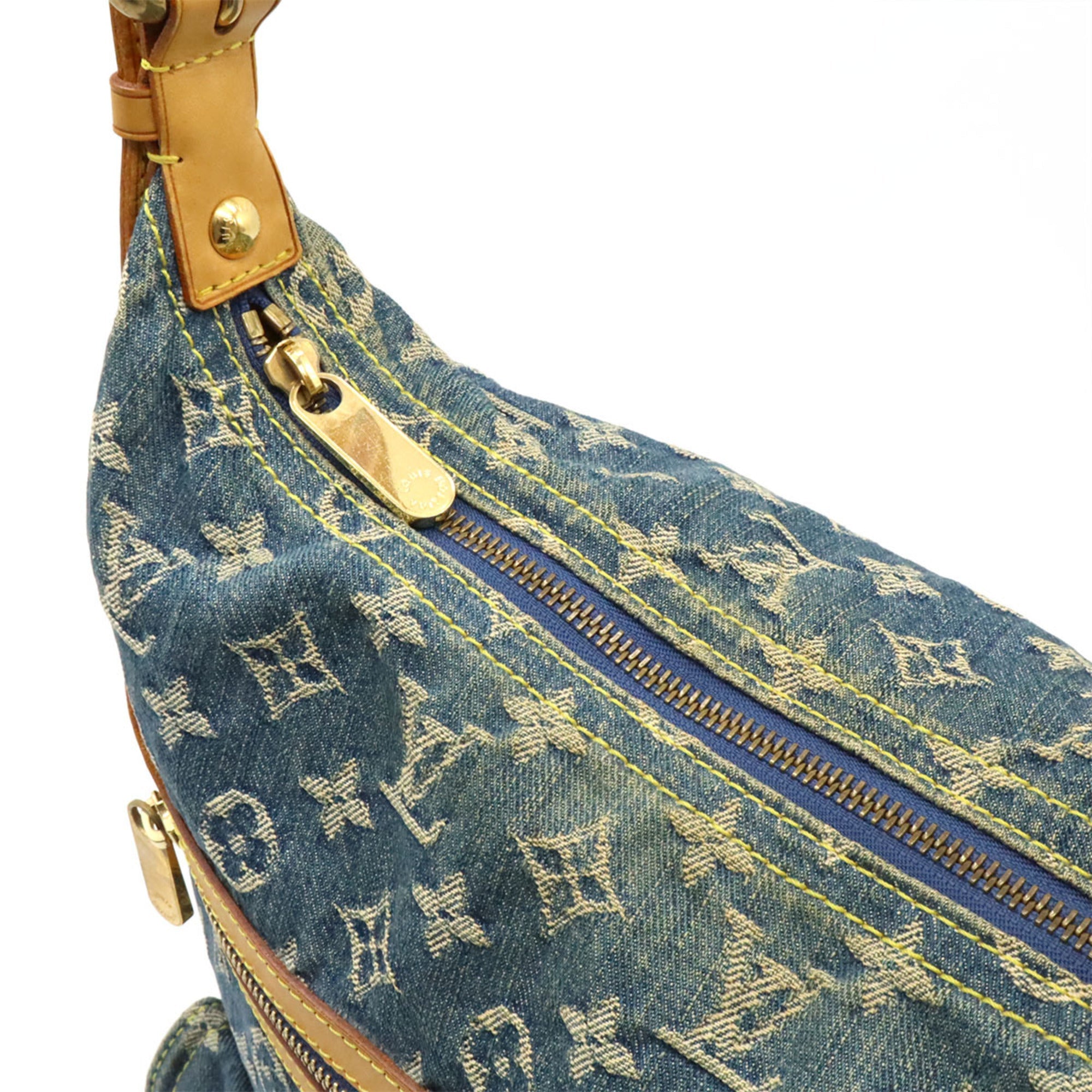 Louis Vuitton Blue Monogram Denim Shoulder Bag