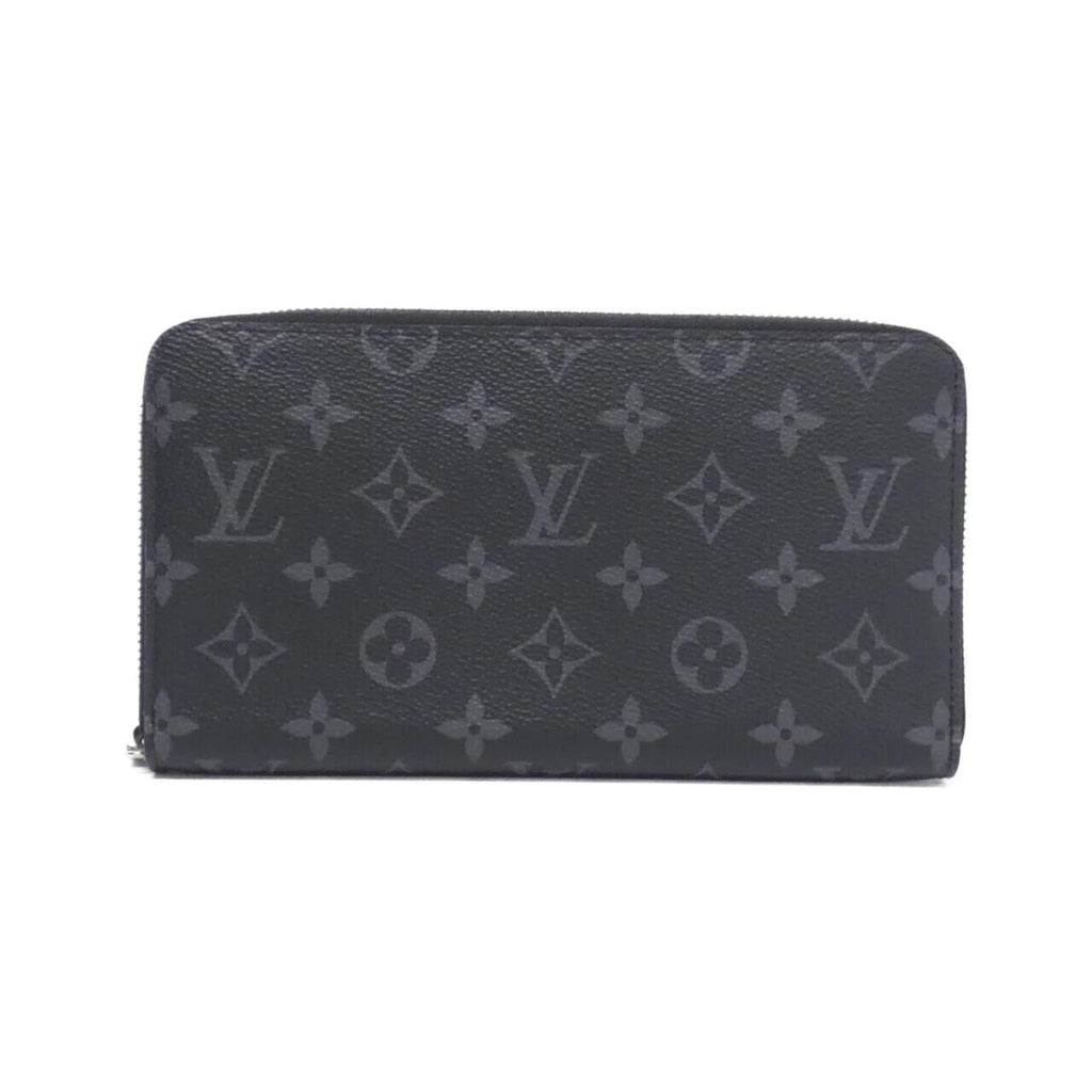 Louis Vuitton Black Coated Canvas Long Wallet