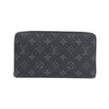 Louis Vuitton Black Coated Canvas Long Wallet