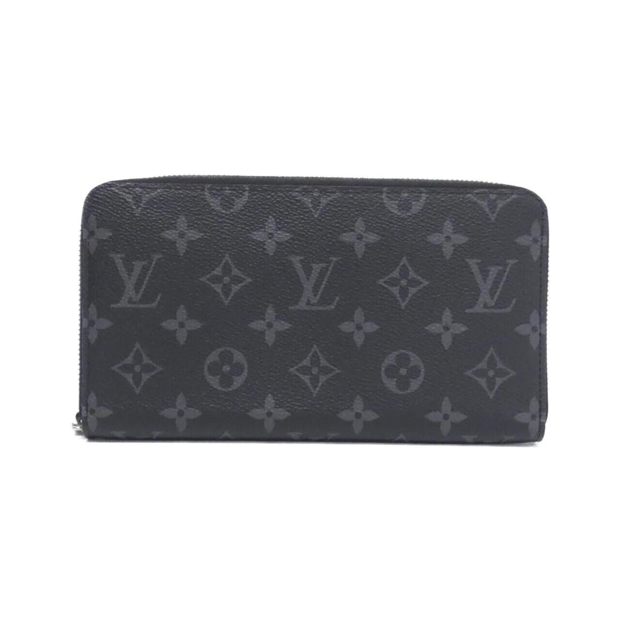 Louis Vuitton Black Coated Canvas Long Wallet