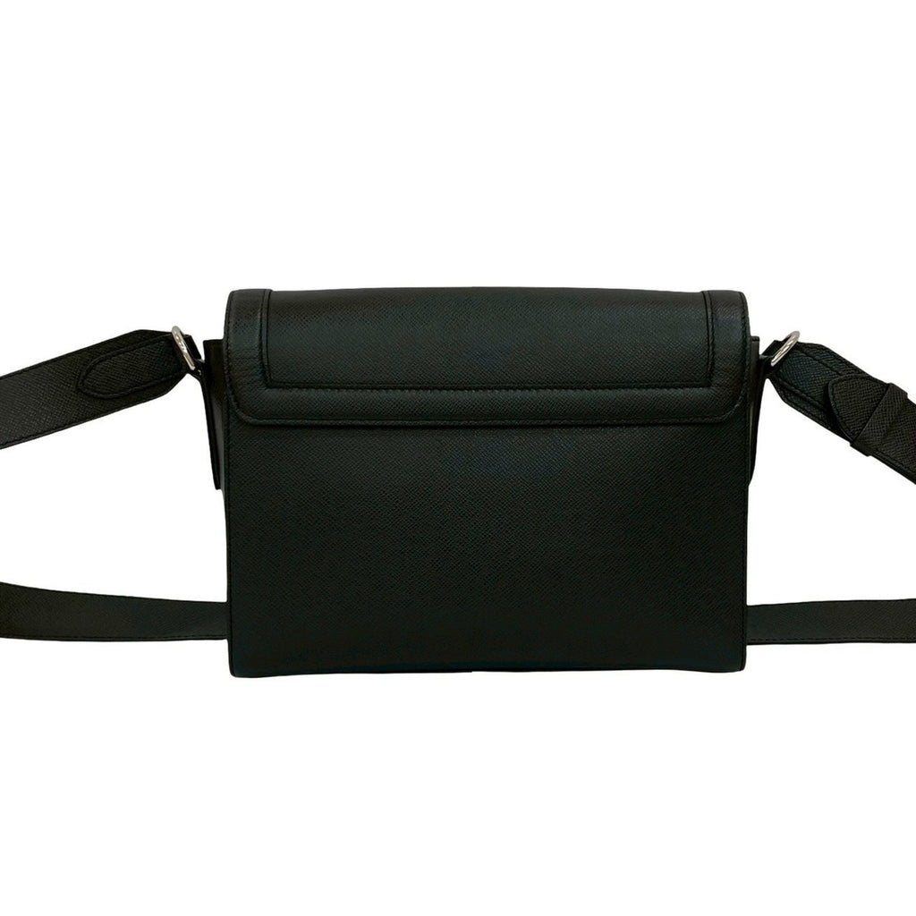 Louis Vuitton Black Leather Shoulder Bag