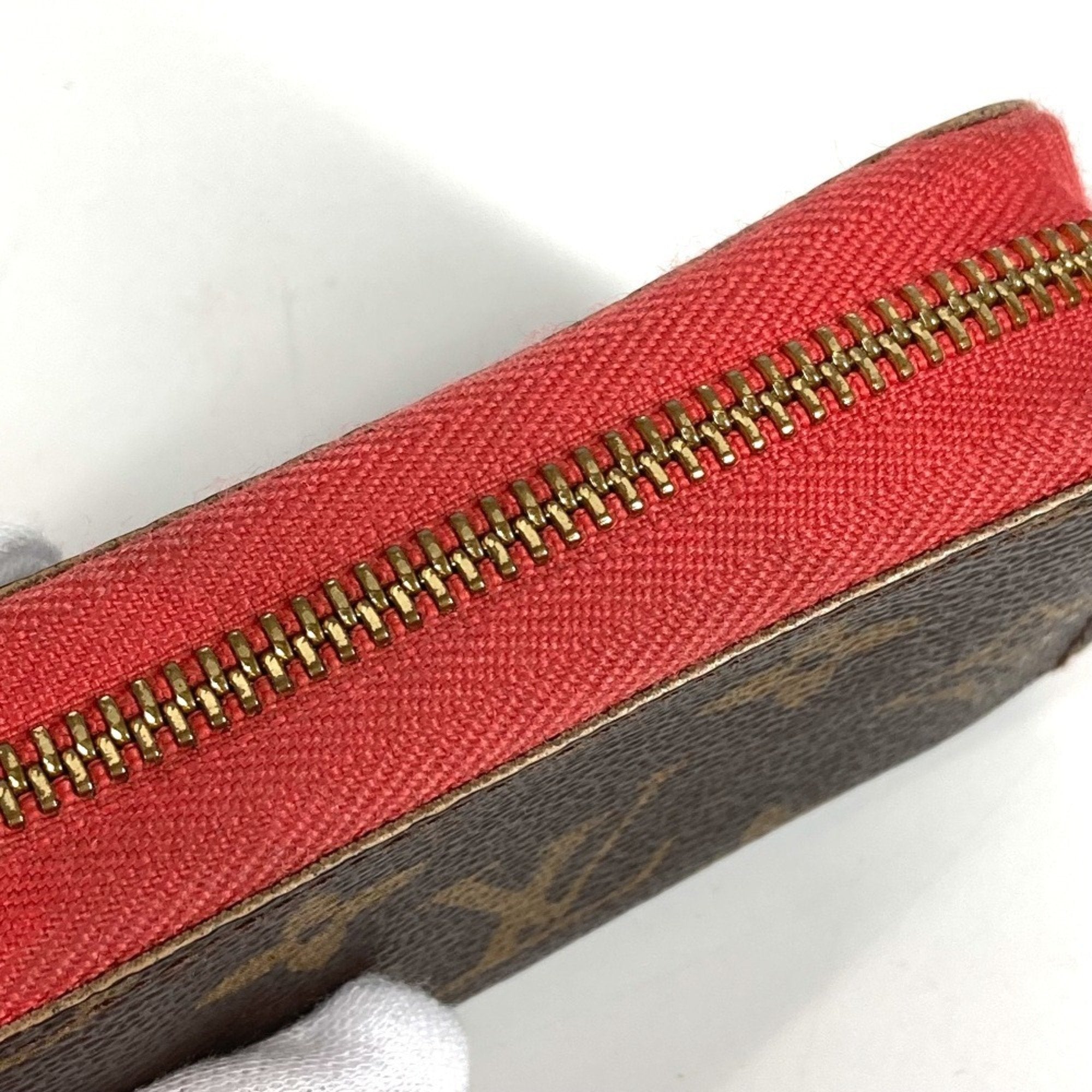 Louis Vuitton Brown Monogram Pink Poppy Petal Monogram Card Wallet