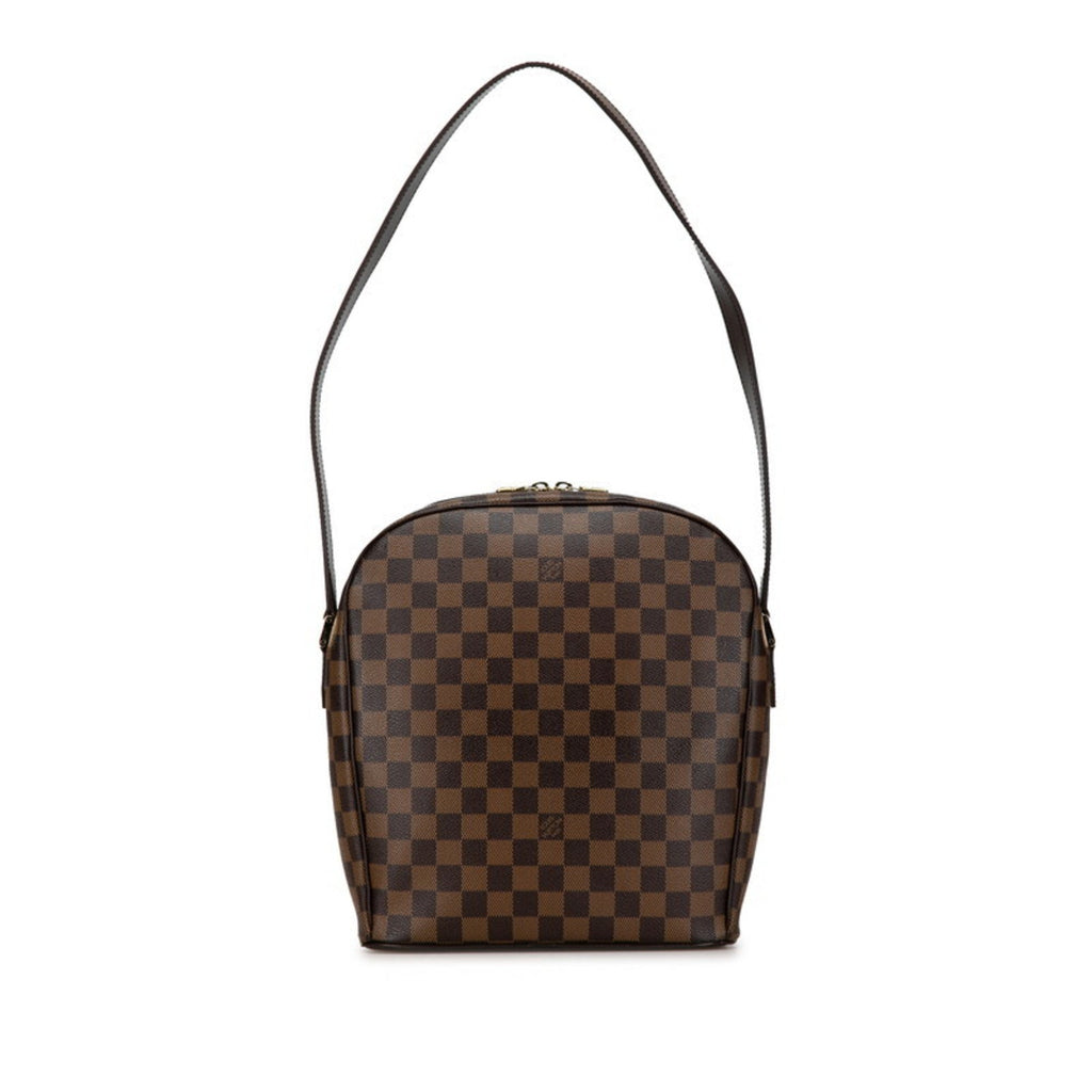 Louis Vuitton Brown Pvc Leather Pochette Pouch Shoulder Bag