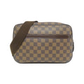 Louis Vuitton Brown Coated Canvas Shoulder Bag