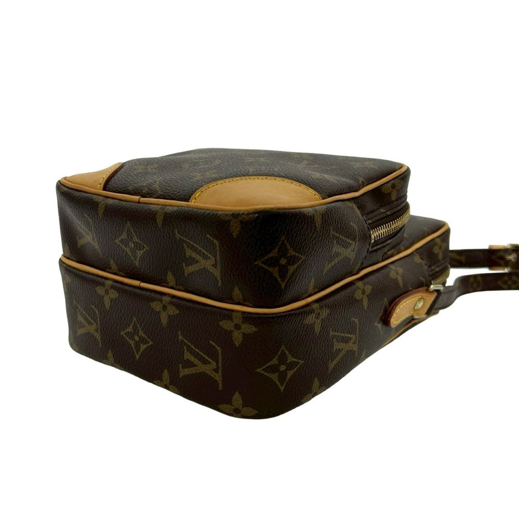 Louis Vuitton Brown Leather Pvc Pochette Shoulder Bag