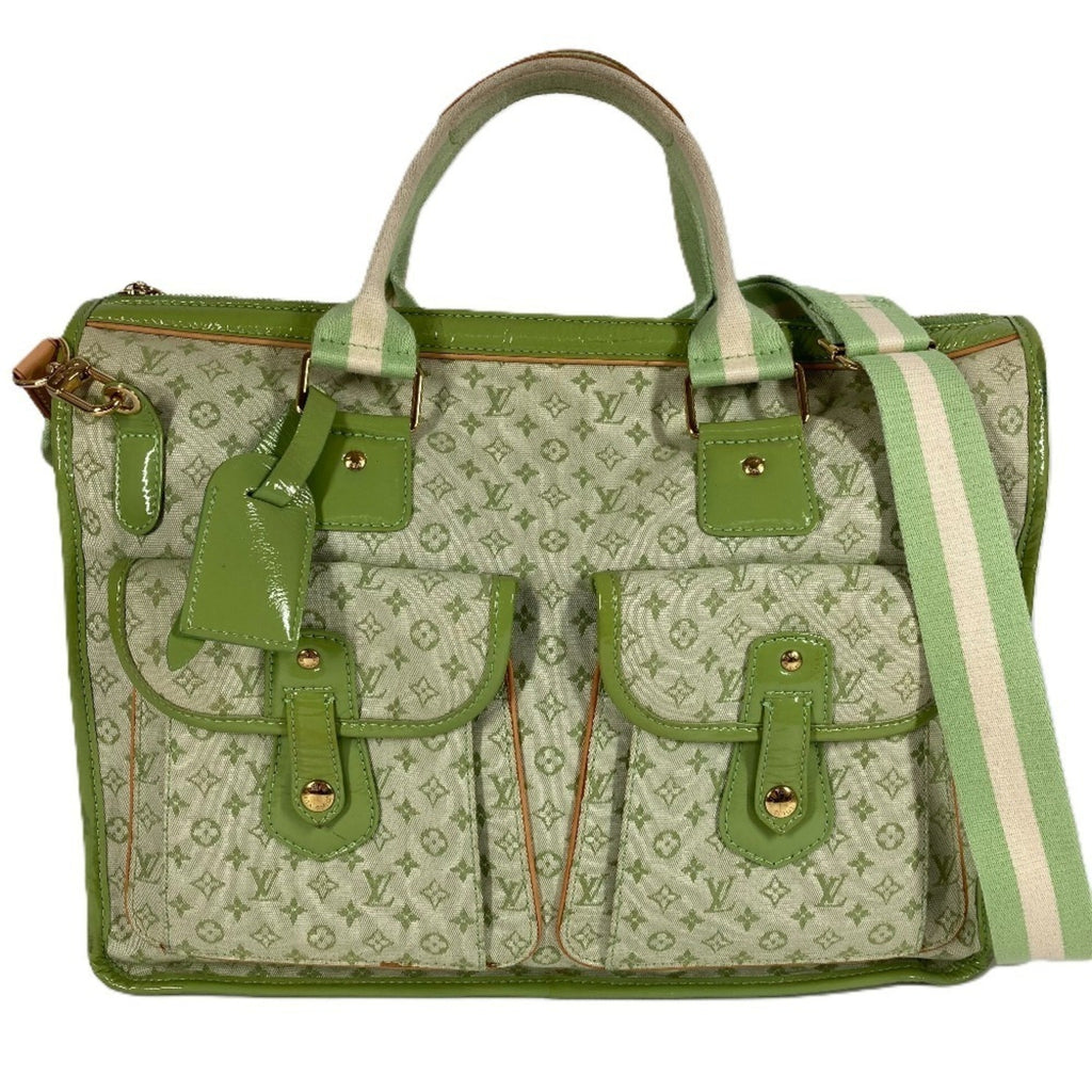 Louis Vuitton Almond Green Monogram Monogram Mini Shoulder Bag Tote Bag