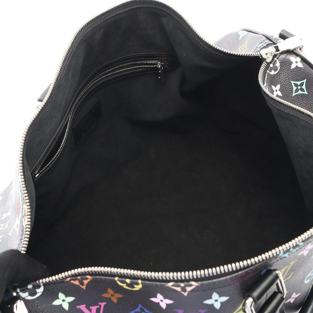 Louis Vuitton Black Multi-Color Monogram Multicolore Leather Boston Bag