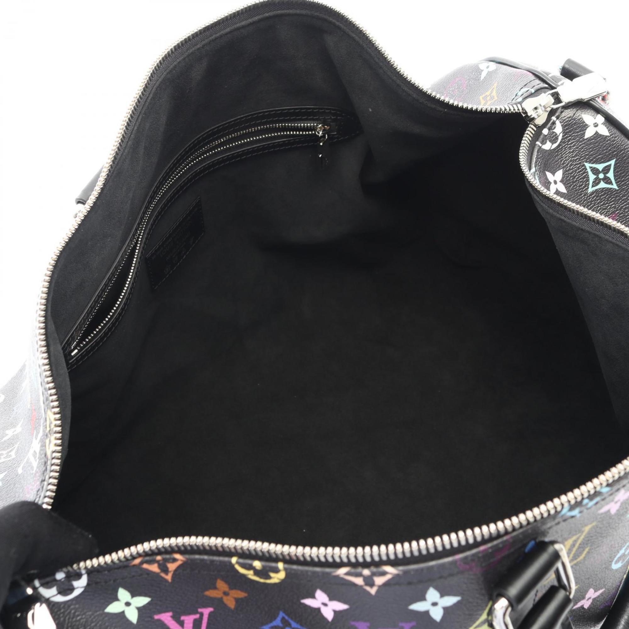 Louis Vuitton Black Multi-Color Monogram Multicolore Leather Boston Bag