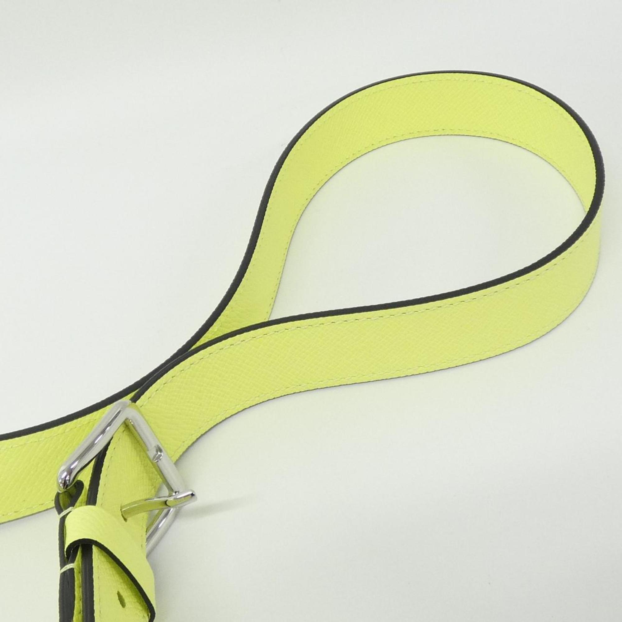 Louis Vuitton Taigarama Citron Jaune Coated Canvas Leather Handbag