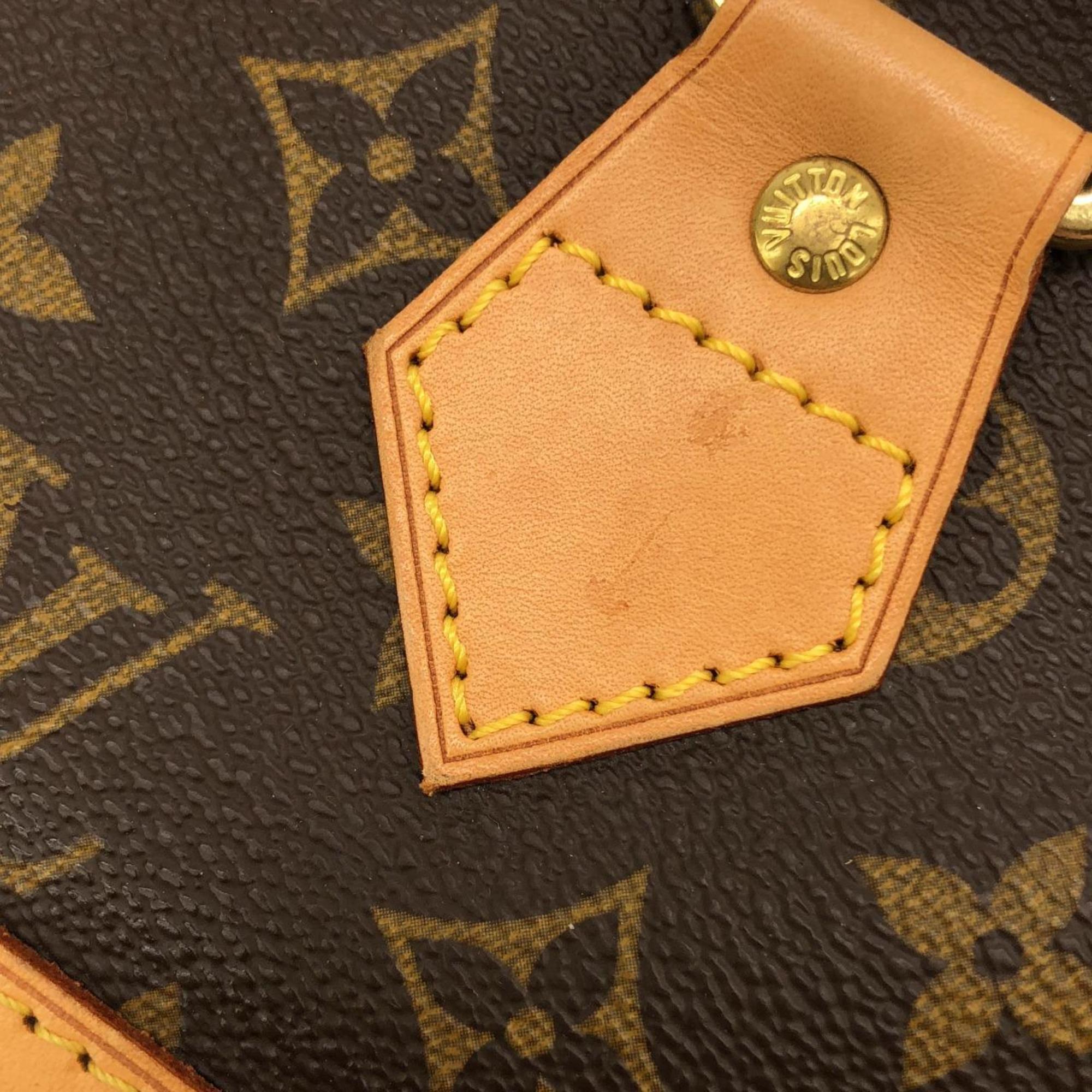 Louis Vuitton Marron Monogram Monogram Coated Canvas Boston Bag
