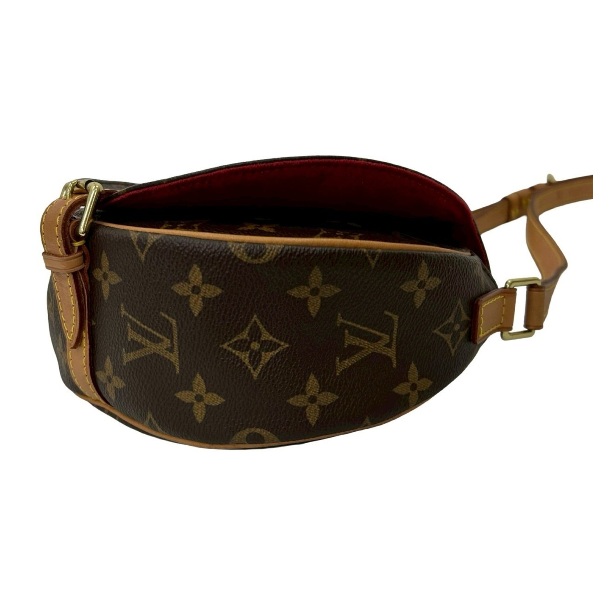 Louis Vuitton Brown Leather Pvc Pochette Shoulder Bag