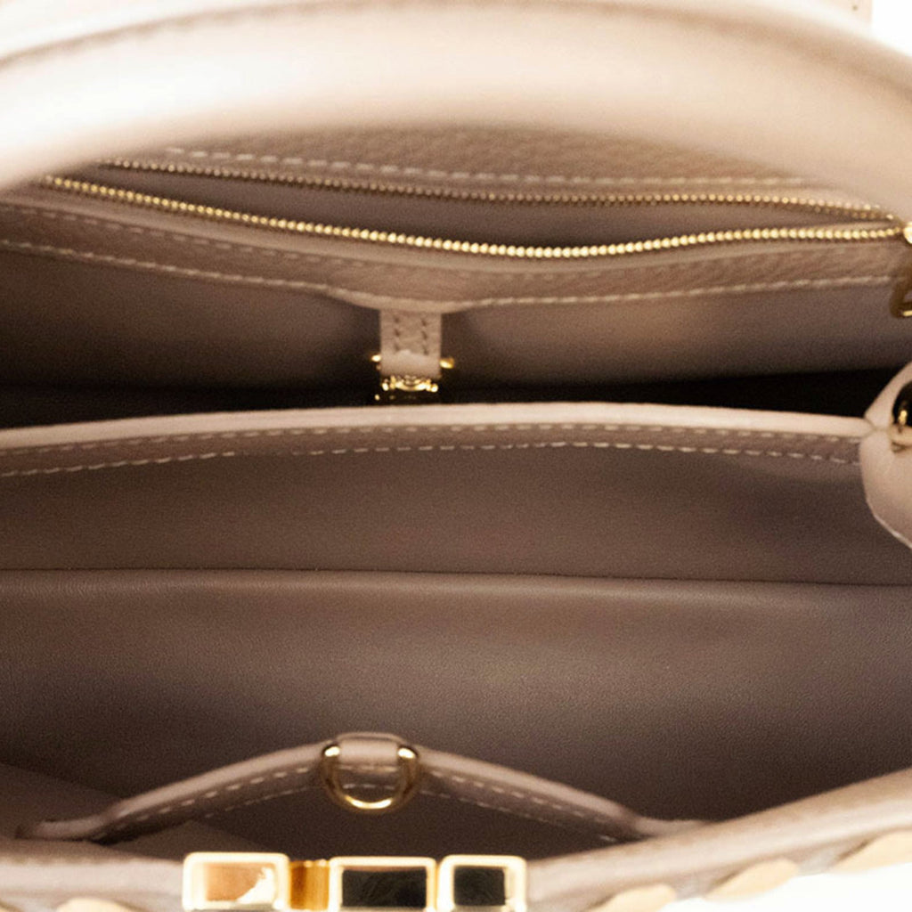 Louis Vuitton Pink Beige Cuir Ombre Leather Handbag