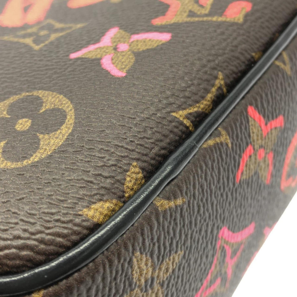Louis Vuitton Brown Coated Canvas Shoulder Bag