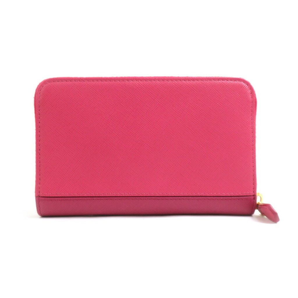 Prada Pink Leather Coin Purse/Coin Case