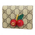 Gucci Brown Red Color Pvc Wallet (Bi-Fold) (Pre-Owned)