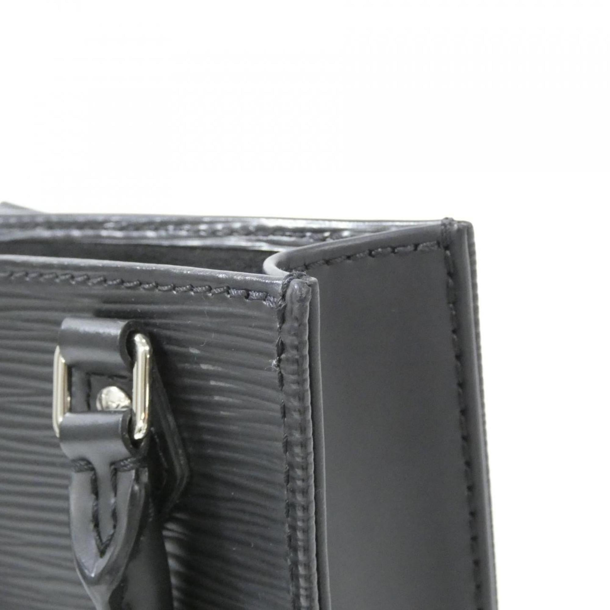 Louis Vuitton Black Leather Handbag