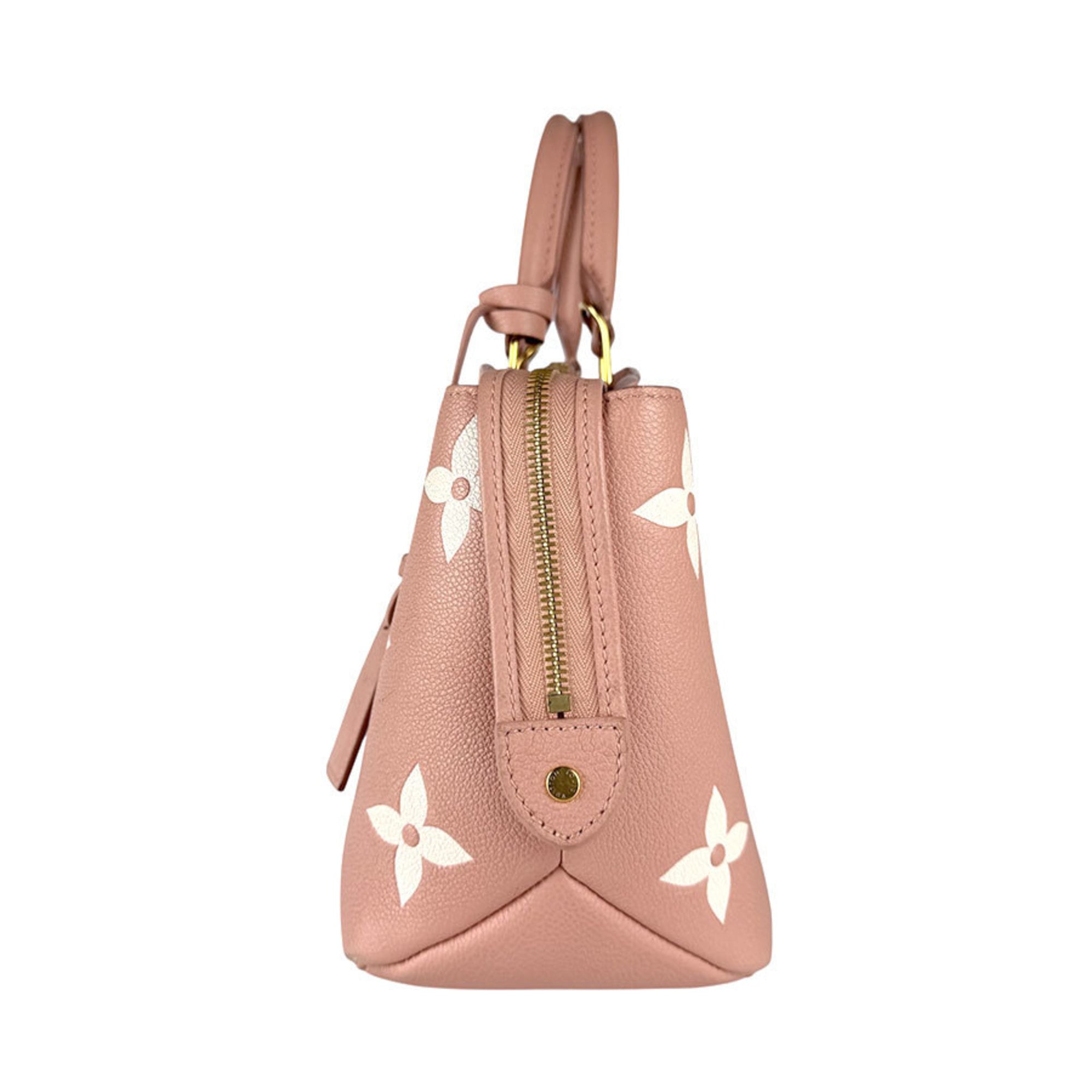Louis Vuitton Cream Pink Monogram Empreinte Handbag Shoulder Bag